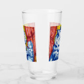 Katze und ihre Kätzchen Glas (Links)
