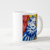 Katze und ihre Kätzchen Jumbo-Tasse (Vorderseite Rechts)