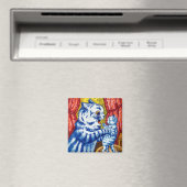Katze und ihre Kätzchen Magnet (In Situ (Geschirrspüler))