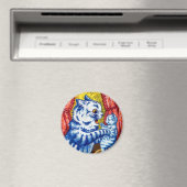 Katze und ihre Kätzchen Magnet (In Situ (Geschirrspüler))