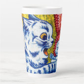 Katze und ihre Kätzchen Milchtasse (Vorderseite)