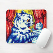 Katze und ihre Kätzchen Mousepad (Mit Mouse)
