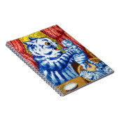 Katze und ihre Kätzchen Notizblock (Rechte Seite)