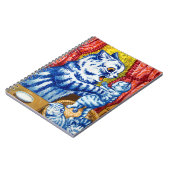 Katze und ihre Kätzchen Notizblock (Linke Seite)