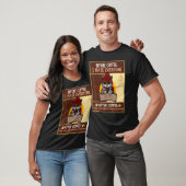Katze und Kaffee-Geschichte T-Shirt (Unisex)