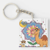 Katze und Kamel Schlüsselanhänger (Vorderseite)