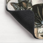 Katze und Kätzchen, c.1872-1883 Mousepad (Ecke)