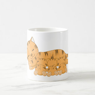 Katze und Kätzchen Kaffeetasse