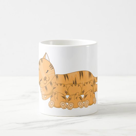 Katze und Kätzchen Kaffeetasse