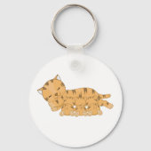 Katze und Kätzchen Schlüsselanhänger (Vorderseite)