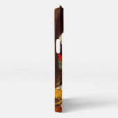 Katze und Kätzchen spielen mit Stuhl iPhone Hülle (Rechte Seite)