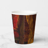 Katze und Kätzchen spielen mit Stuhl Pappbecher (Rechts)