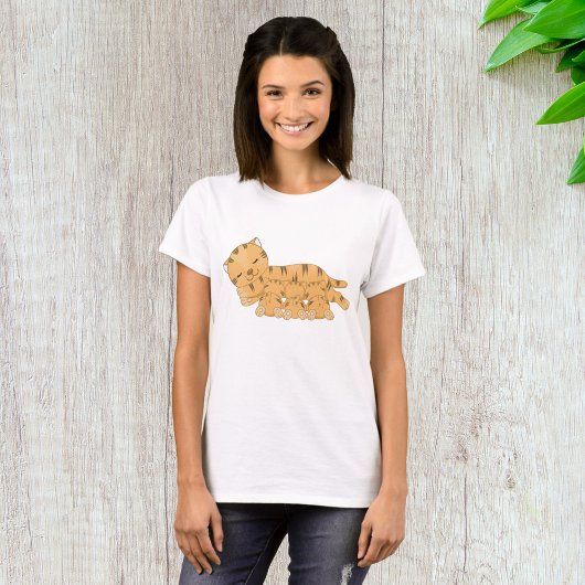 Katze und Kätzchen T-Shirt