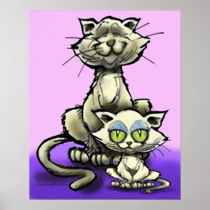 Katze und Kitten Poster