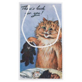 Katze und Kittens, Louis Wain Kleine Geschenktüte (Rückseite)