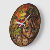 KATZE UND KÜCHE GROßE WANDUHR (Winkel)