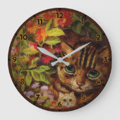 KATZE UND KÜCHE GROßE WANDUHR (Vorderseite)