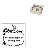 Katze und Kürbis 2 Briefmarke zur Illustration Gummistempel (Stempel)