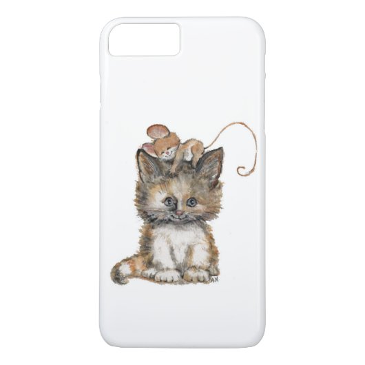 Katze und Maus auf einem iPhone-Fall Case-Mate iPhone Hülle (Rückseite)