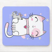 Katze und Maus bester Freund für immer Blanket Mousepad (Vorne)