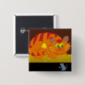 Katze und Maus Button (Vorne & Hinten)