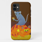 Katze und Maus Case-Mate iPhone Hülle (Rückseite)