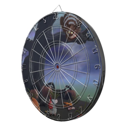 Katze und Maus Dartscheibe (Vorderseite rechts)