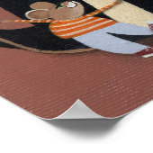 Katze und Maus drucken Poster (Ecke)