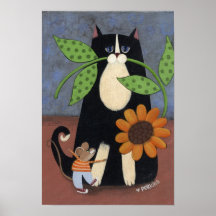 Katze und Maus drucken