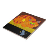 Katze und Maus Fliese (Seite)