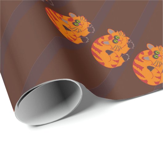 Katze und Maus Geschenkpapier (Rolleneckpunkt)