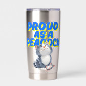 Katze-und-Maus-Geschenktasse Thermobecher (Vorderseite)