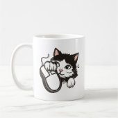 Katze und Maus Kaffeetasse (Links)