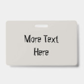 Katze und Maus mit Käse Fun Cartoon Charaktere Ausweis (Rückseite)