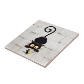 Katze und Maus mit Käse Fun Cartoon Charaktere Fliese (Seite)