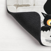 Katze und Maus mit Käse Fun Cartoon Charaktere Mousepad (Ecke)