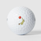 Katze und Maus Niedliche Niedliche Katze Niedliche Golfball (Vorderseite)
