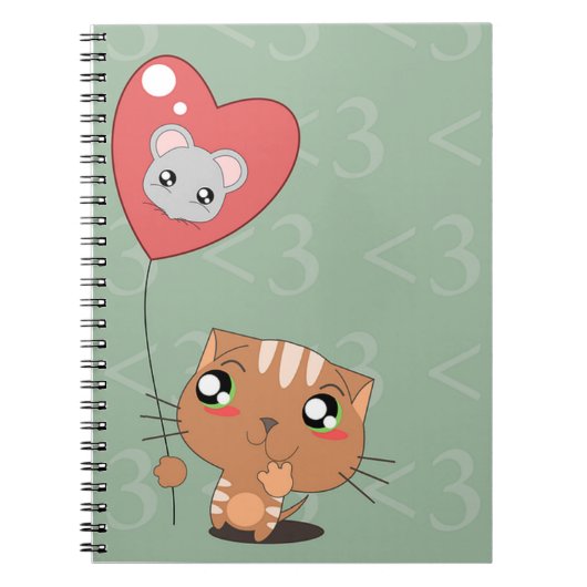Katze und Maus Notizblock (Vorderseite)