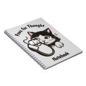 Katze und Maus Notizblock (Rechte Seite)