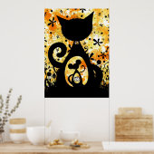 Katze und Maus - Plakatdruck Poster (Küche)