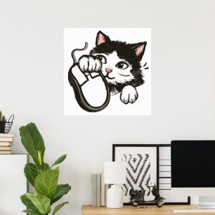 Katze und Maus Poster