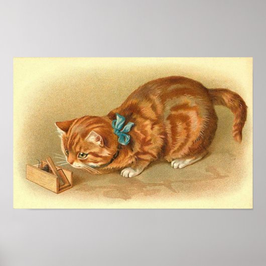 "Katze und Maus" Poster (Vorne)