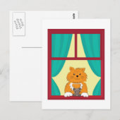 Katze und Maus Postkarte (Vorne/Hinten)