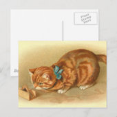 "Katze und Maus" Postkarte (Vorne/Hinten)