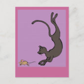 Katze und Maus Postkarte (Vorderseite)
