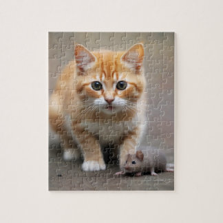 Katze und Maus Puzzle