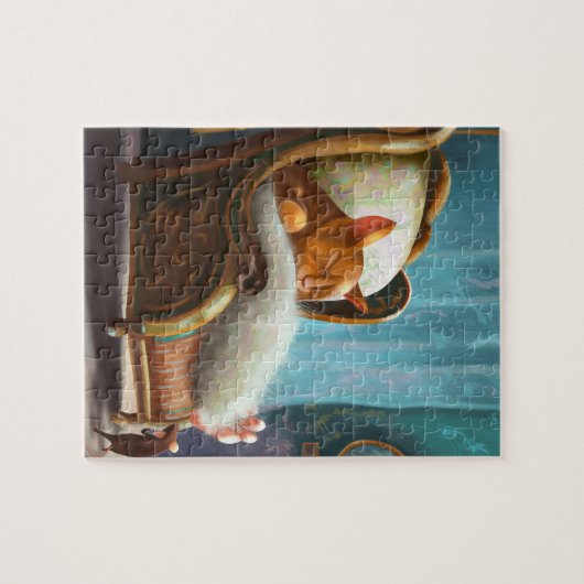 Katze und Maus Puzzle (Horizontal)