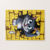 Katze und Maus. Puzzle (Horizontal)