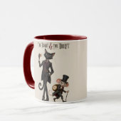 Katze und Maus Unfug Tasse (Vorderseite Links)