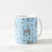 Katze und MäuseTasse Kaffeetasse (VorderseiteRechts)